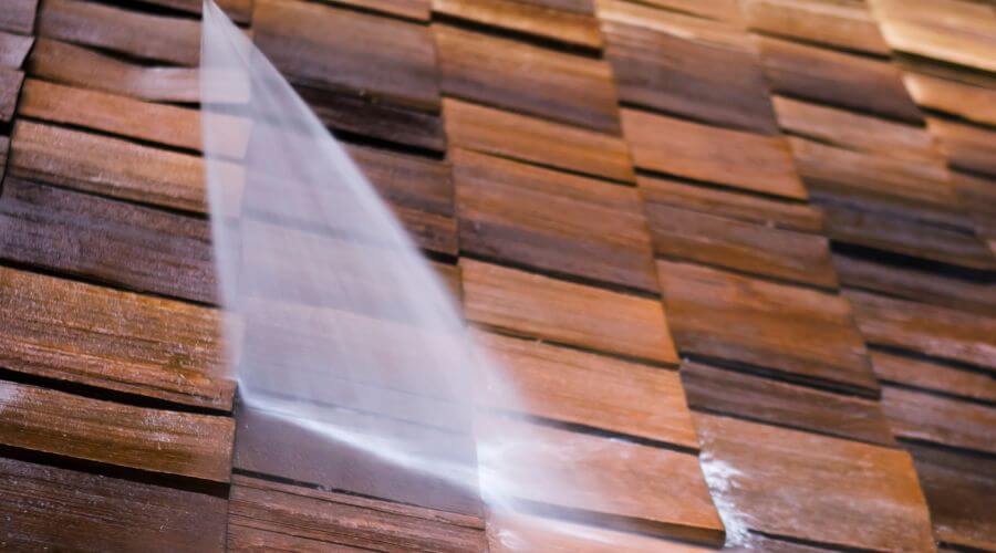 Professional gutter cleaning in Hulbert, MI